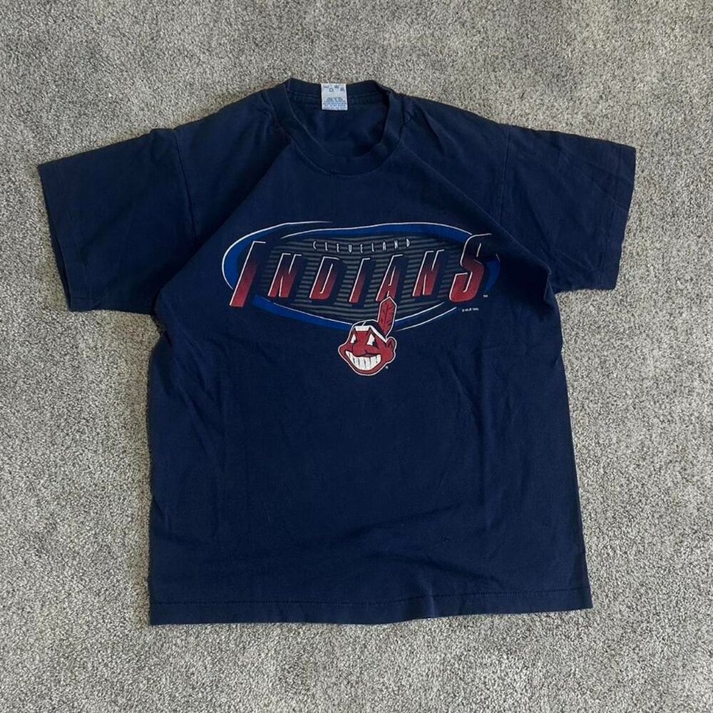 Men's Navy and Blue T-shirt